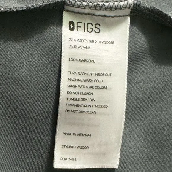 FIGS Technical Collection Catarina Scrub XXL Spruce Green Chest Pocket V-Neck - Picture 6 of 8